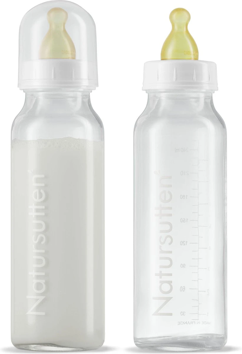 Natursutten - Glazen Drinkflessen - 240 Ml - 2 Stuks - Afbeelding 7