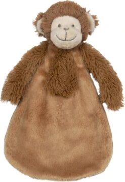 Happy Horse Aap Micha Knuffeldoekje - Bruin - Baby Cadeau