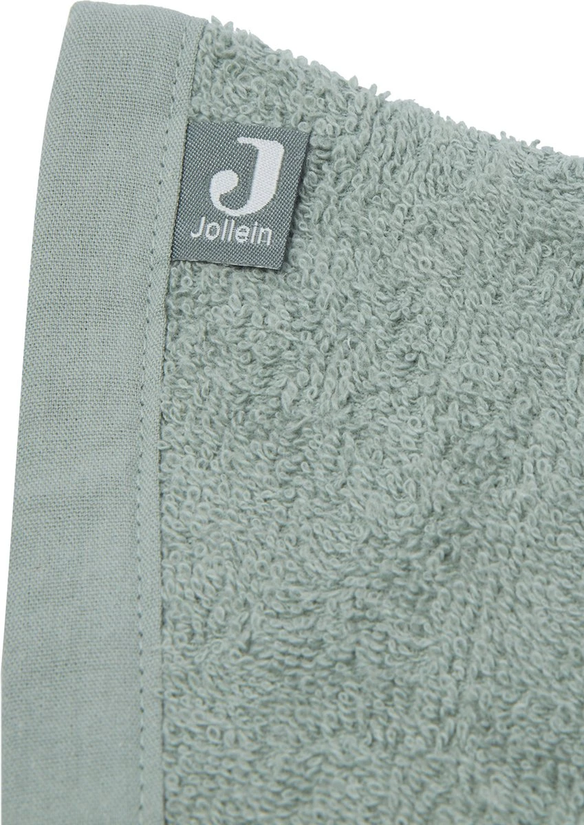 Jollein Baby Washand Badstof Ears - Ash Green - Afbeelding 4