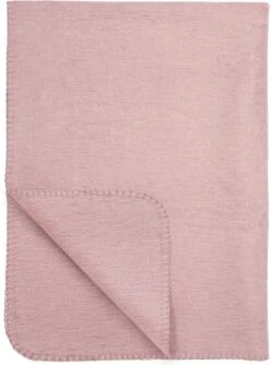 Meyco Uni Ledikant Deken - Oudroze - 100x150cm