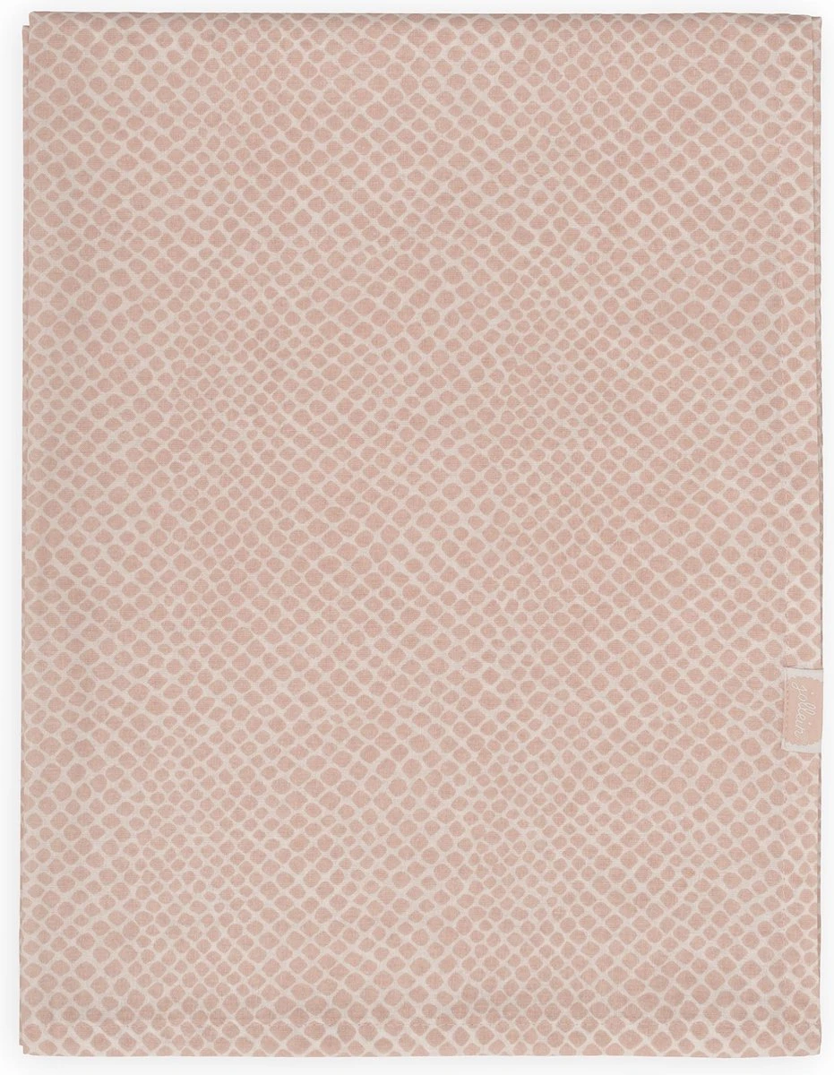 Jollein Baby Laken Wieg 75x100cm Snake - Pale Pink - Afbeelding 10