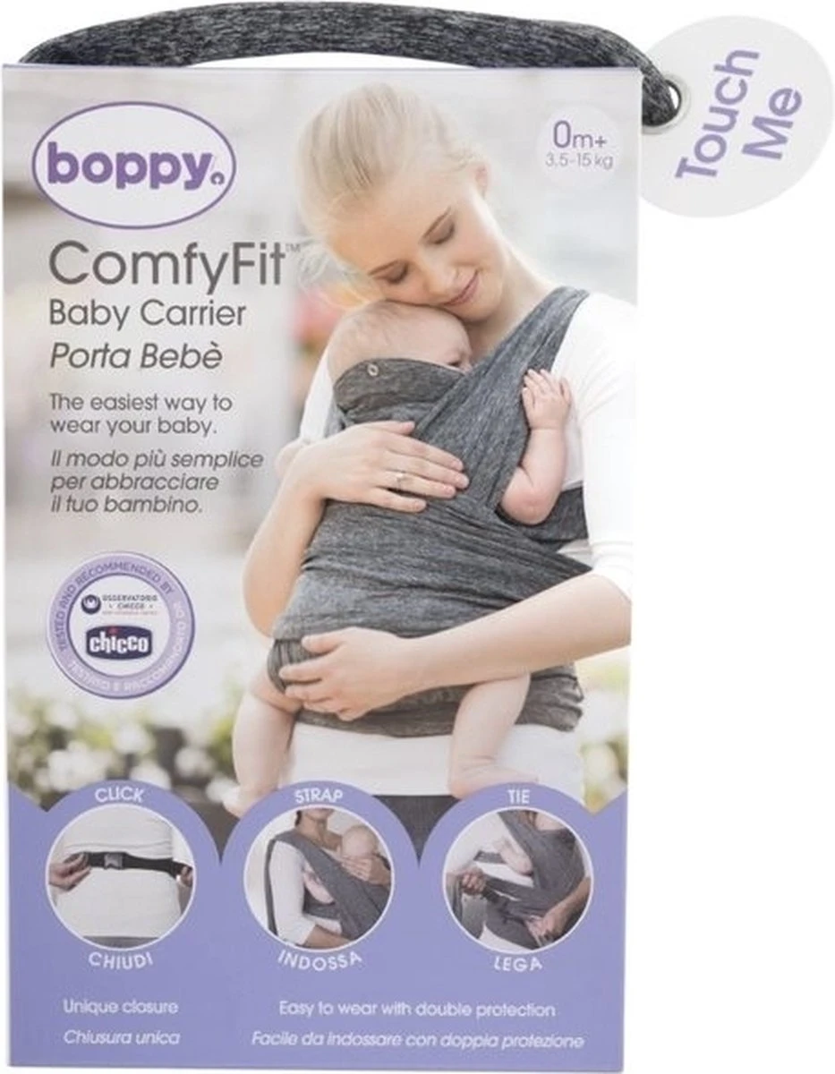 Chicco Baby Draagzak Comfyfit Boppy Grijs Tot 15kg - Afbeelding 11