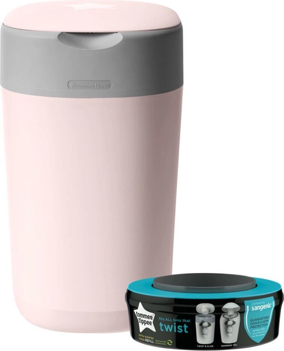 Tommee Tippee Twist & Click Tub Pink - Afbeelding 11