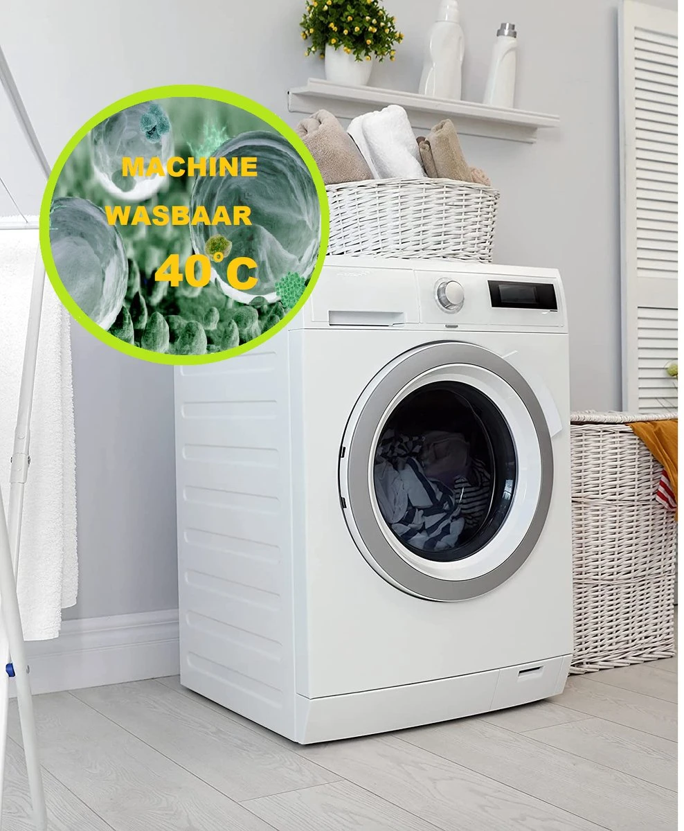 Ultra Soft Princessdekbed Enkel Baby-Ledikant -100x135-cm-Anti Allergie-Wasbaar -Wit - Afbeelding 4