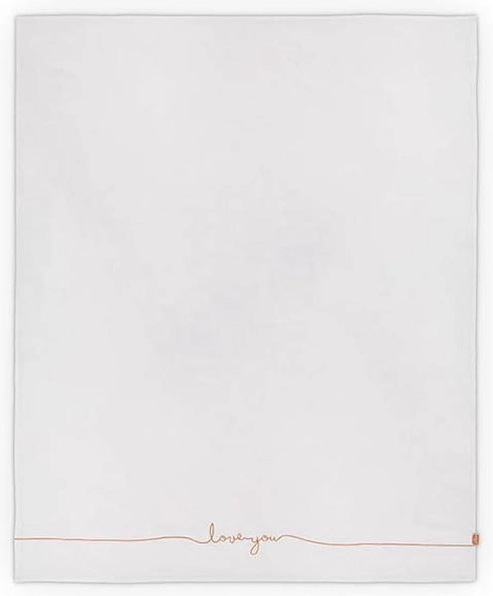 Jollein Baby Laken Ledikant 120x150cm Love You - Caramel - Afbeelding 15