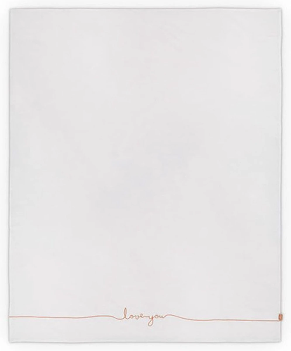 Jollein Baby Laken Ledikant 120x150cm Love You - Caramel - Afbeelding 17